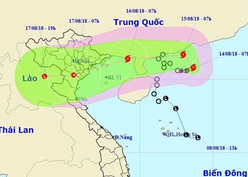 Đường đi “kỳ dị” của bão số 4 - Ảnh 1.