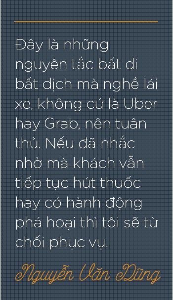 Trò chuyện với tài xế Uber “6 sao” đầu tiên ở Việt Nam: Cõng khách vượt qua quãng đường ngập, trong xe lúc nào cũng có sẵn khăn ướt, nước uống, dù phòng bị cho khách - Ảnh 7.