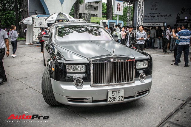 Rolls-Royce Phantom EWB bi an cua ong chu ca phe Trung Nguyen xuat hien tai Sai Gon