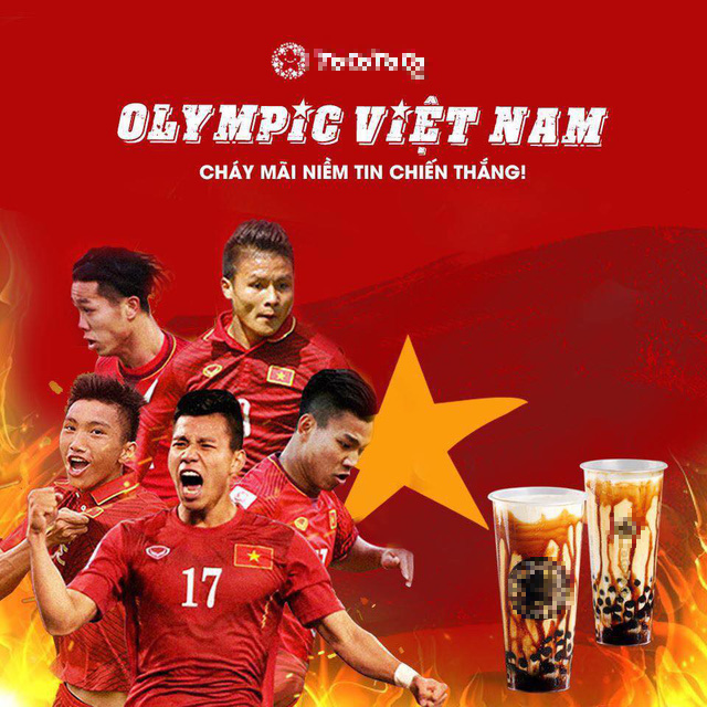 Nhiều quán ăn, nhà hàng tung cơn mưa khuyến mại ủng hộ đội tuyển Olympic Việt Nam, có nơi free 100% - Ảnh 5.
