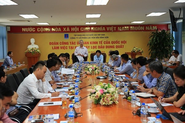 Ủy ban Kinh tế Quốc hội làm việc với CTCP Lọc Hóa dầu Bình Sơn - Ảnh 2.