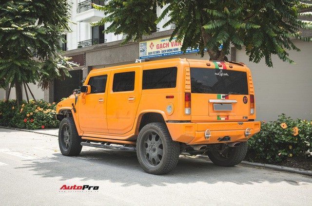 Hummer H2 màu cam độc nhất Việt Nam - Xe khủng cho dân chơi cá tính - Ảnh 11.