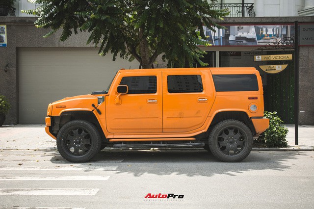 Hummer H2 màu cam độc nhất Việt Nam - Xe khủng cho dân chơi cá tính - Ảnh 7.