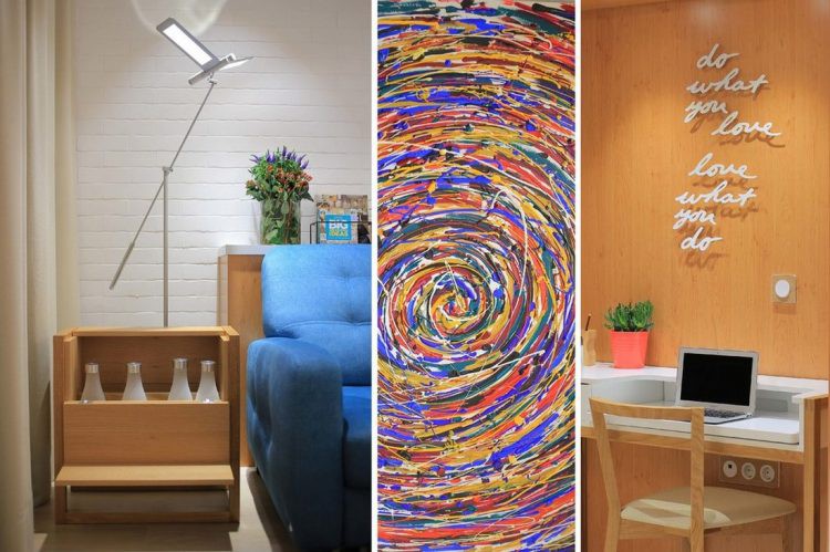 Vì diện tích nhỏ nên mọi thứ nội thất trong nhà đều rất giản tiện và tiết kiệm diện tích đến mức tối đa.