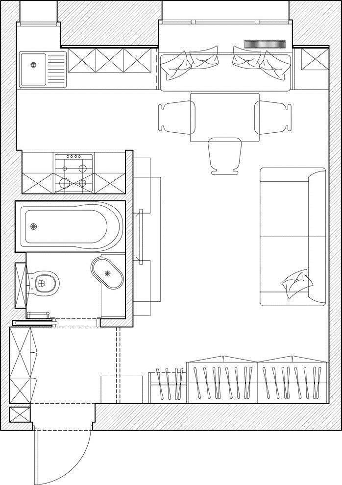 <a href='http://canhodreamhomeriverside.blogspot.com/'>Căn hộ</a> 23m2 đẹp hút hồn của cô nàng độc thân - Ảnh 11.