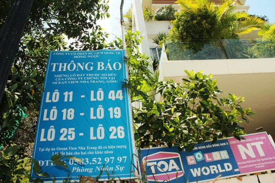 Các chủ đất thông báo công khai để tránh bị Công ty Thiên Nhân 2 lừa đảo khách hàng