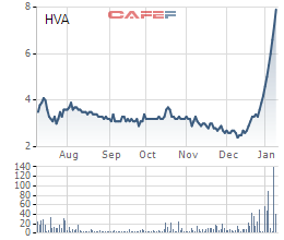 HVA lên tiếng giải trình việc cổ phiếu tăng trần 10 phiên liên tiếp - Ảnh 1.