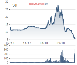 Cổ phiếu mất 80% giá trị trong 5 tháng, SJF khẳng định hoạt động vẫn ổn định - Ảnh 1.