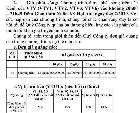 Giá quảng cáo trong chương trình Táo quân 2019 ‘khủng’ cỡ nào? - Ảnh 1.