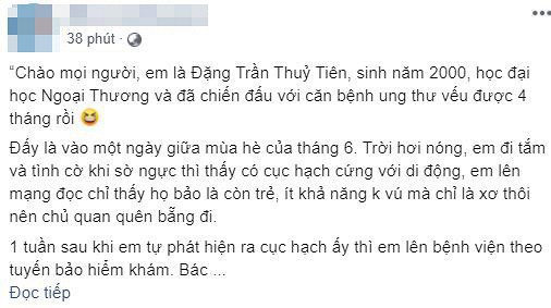 19 tuổi phải đối mặt với ung thư, cô gái trẻ vẫn lạc quan: Dù chỉ còn một ngày được sống cũng sống thật trọn vẹn và ý nghĩa - Ảnh 1.