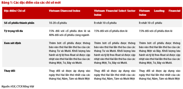 Ngày 18/11, HoSE chính thức triển khai 3 chỉ số Vietnam Diamond, Vietnam Financial Select và Vietnam Leading Financial - Ảnh 1.