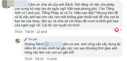 Bị chỉ trích vì cho con xưng hô “mày - tao” với bố, Hoàng Bách đăng tâm thư giải thích rõ cách dạy dỗ gây tranh cãi - Ảnh 6.