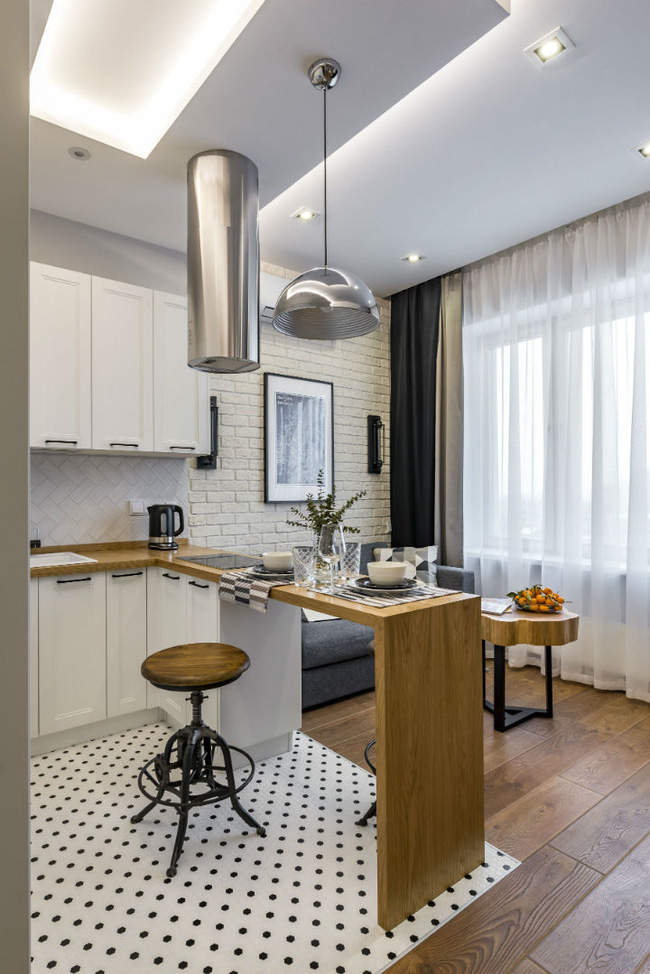 Vỏn vẹn 25m² nhưng căn hộ nhỏ với vẻ ngoài độc đáo vẫn khiến người xem mãn nhãn vì sự kết hợp siêu mượt mà - Ảnh 2. Vỏn vẹn 25m² nhưng căn hộ nhỏ với vẻ ngoài độc đáo vẫn khiến người xem mãn nhãn vì sự kết hợp siêu mượt mà - Ảnh 2.