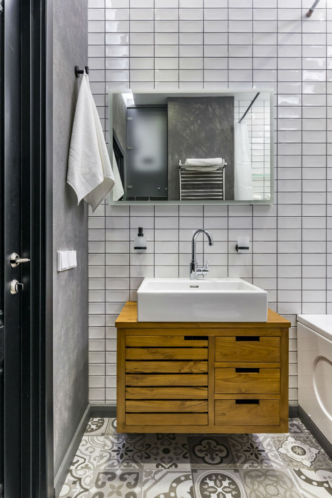 Vỏn vẹn 25m² nhưng căn hộ nhỏ với vẻ ngoài độc đáo vẫn khiến người xem mãn nhãn vì sự kết hợp siêu mượt mà - Ảnh 11. Vỏn vẹn 25m² nhưng căn hộ nhỏ với vẻ ngoài độc đáo vẫn khiến người xem mãn nhãn vì sự kết hợp siêu mượt mà - Ảnh 11.