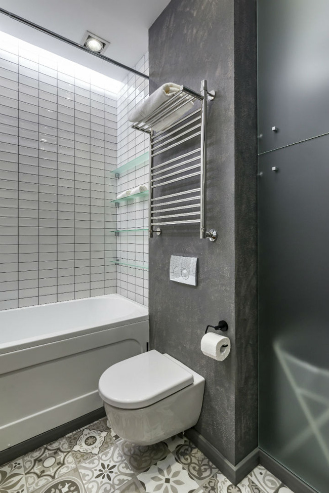 Vỏn vẹn 25m² nhưng căn hộ nhỏ với vẻ ngoài độc đáo vẫn khiến người xem mãn nhãn vì sự kết hợp siêu mượt mà - Ảnh 12. Vỏn vẹn 25m² nhưng căn hộ nhỏ với vẻ ngoài độc đáo vẫn khiến người xem mãn nhãn vì sự kết hợp siêu mượt mà - Ảnh 12.