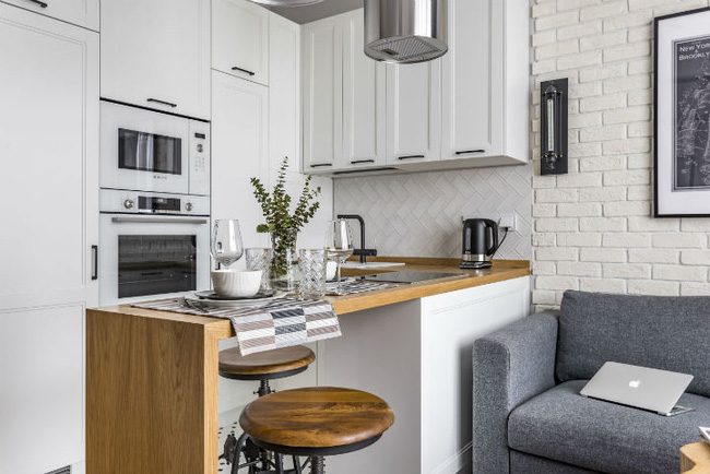 Vỏn vẹn 25m² nhưng căn hộ nhỏ với vẻ ngoài độc đáo vẫn khiến người xem mãn nhãn vì sự kết hợp siêu mượt mà - Ảnh 3. Vỏn vẹn 25m² nhưng căn hộ nhỏ với vẻ ngoài độc đáo vẫn khiến người xem mãn nhãn vì sự kết hợp siêu mượt mà - Ảnh 3.