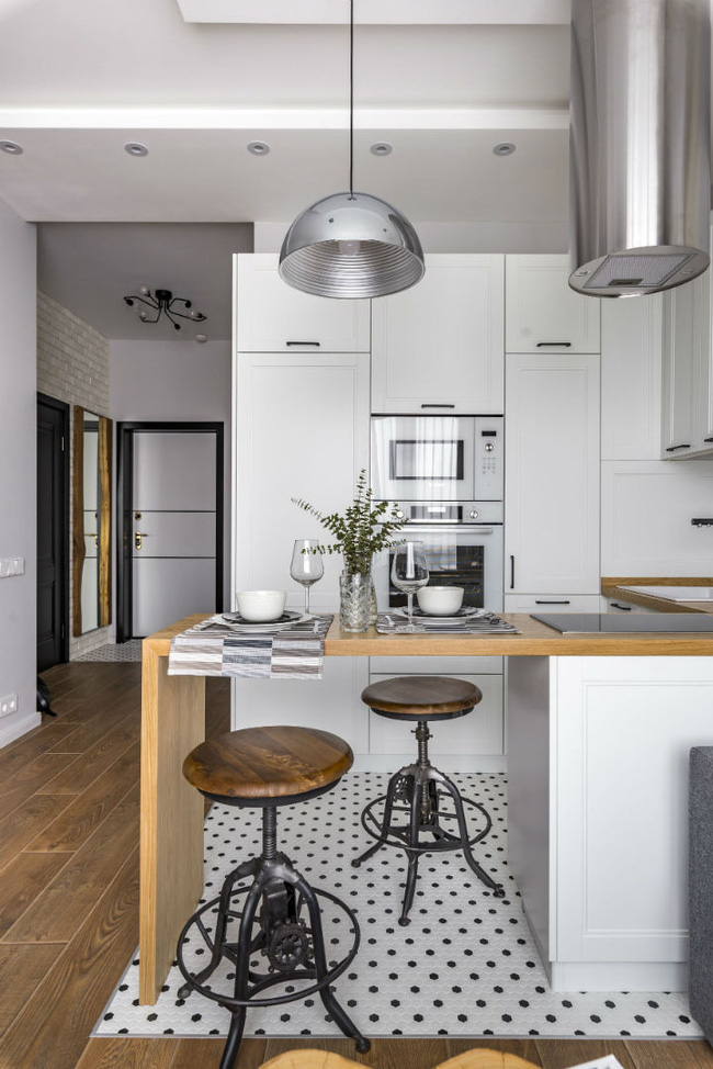 Vỏn vẹn 25m² nhưng căn hộ nhỏ với vẻ ngoài độc đáo vẫn khiến người xem mãn nhãn vì sự kết hợp siêu mượt mà - Ảnh 4. Vỏn vẹn 25m² nhưng căn hộ nhỏ với vẻ ngoài độc đáo vẫn khiến người xem mãn nhãn vì sự kết hợp siêu mượt mà - Ảnh 4.