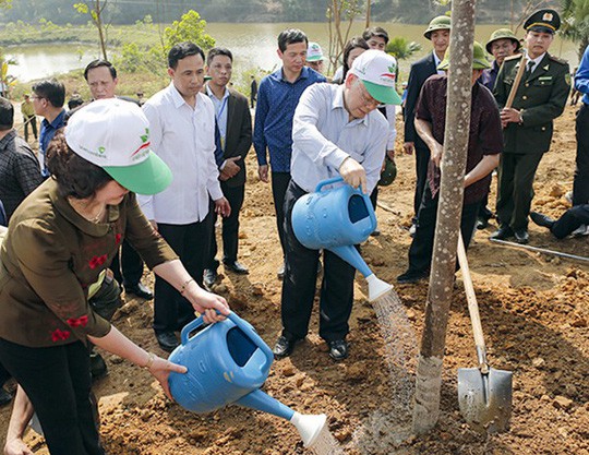  Tổng Bí thư, Chủ tịch nước phát động Tết trồng cây  - Ảnh 4.