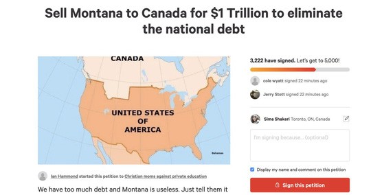 Nợ công cao, hàng ngàn người Mỹ đòi... bán bang Montana cho Canada - Ảnh 1.