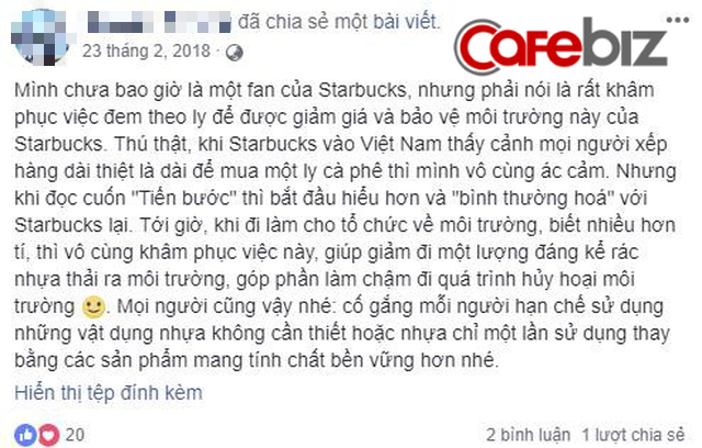 Mang bình/cốc đến Starbucks để được giảm 10.000 đồng: Thông điệp ý nghĩa đằng sau chiến dịch “xanh” của chuỗi cà phê lớn nhất thế giới - Ảnh 1.