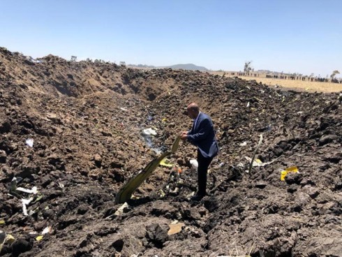 Ethiopia để quốc tang vụ tai nạn máy bay làm 157 người thiệt mạng - Ảnh 1.