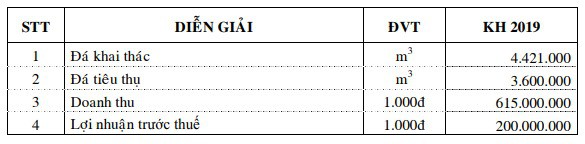 Đá Núi Nhỏ (NNC): Kế hoạch lợi nhuận sau thuế 200 tỷ đồng trong năm 2019, trình phương án chia cổ tức tỷ lệ 60% cho năm 2018 - Ảnh 2.