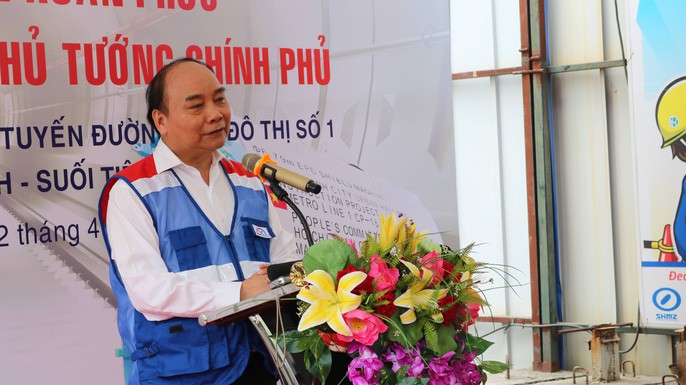 Thủ tướng Nguyễn Xuân Phúc chỉ đạo đảm bảo nguồn lực cho tuyến metro số 1 - Ảnh 4. Thủ tướng Nguyễn Xuân Phúc chỉ đạo đảm bảo nguồn lực cho tuyến metro số 1 - Ảnh 4.