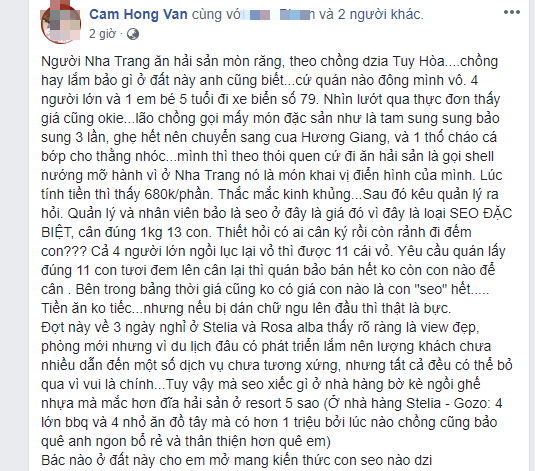 Chủ quán ở Phú Yên nói gì về đĩa Sò Điệp bị chém đẹp 680.000 đồng?  - Ảnh 2.