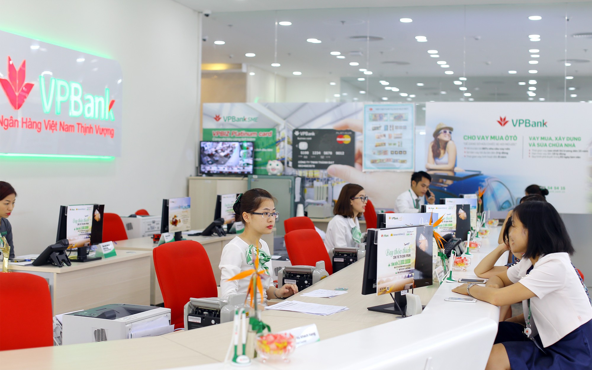 Thêm VPBank báo lãi đậm từ dịch vụ quý 1/2019, lợi nhuận trước thuế đạt 1.700 tỷ đồng