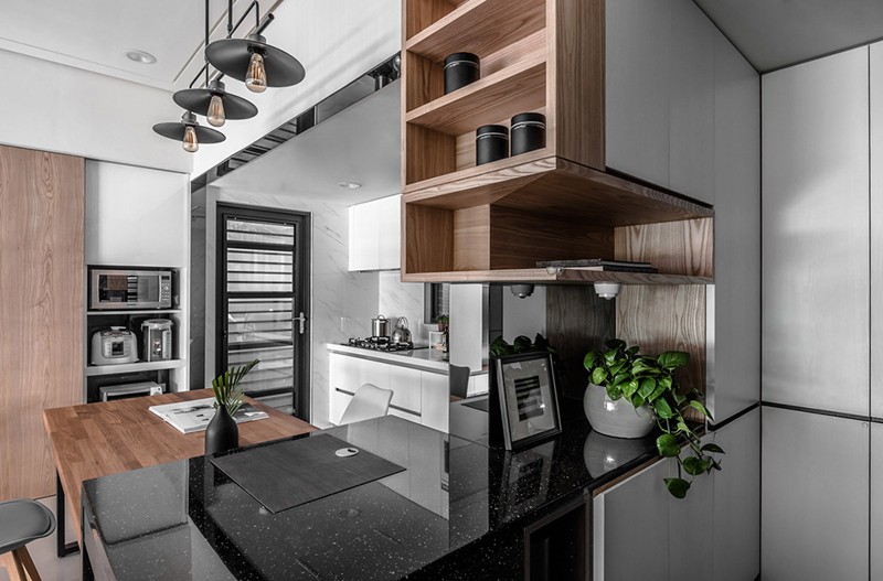 Căn hộ có nội thất bằng gỗ ấm áp và sang trọng - Ảnh 6. Căn hộ có nội thất bằng gỗ ấm áp và sang trọng - Ảnh 6.