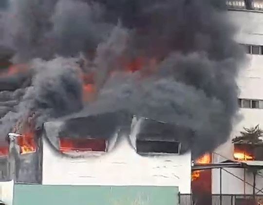 Công ty ở Bình Dương chìm trong khói lửa, nhiều công nhân bị mắc kẹt - Ảnh 6.