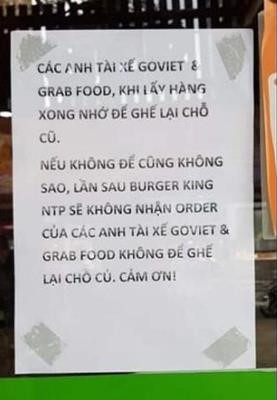 Hiện tượng các cửa hiệu thức ăn, đồ uống phân biệt đối xử với các tài xế giao hàng công nghệ gây tranh cãi: Cùng là khách hàng, dù họ làm nghề gì cũng đáng được tôn trọng - Ảnh 2.