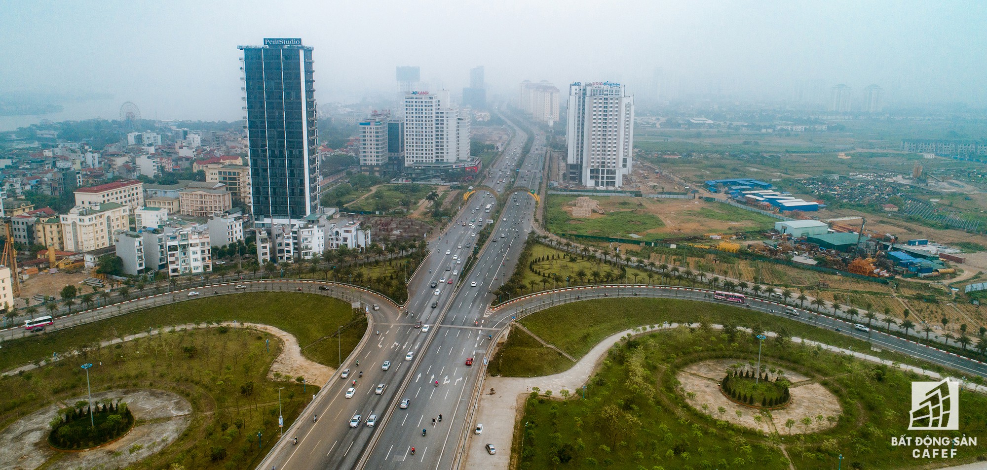 Cận cảnh hàng loạt dự án cao ốc dọc trục đường 8 làn xe tại trung tâm Hà Nội - Ảnh 2.