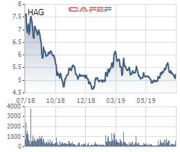 Cổ phiếu HAG thủng đáy 1 năm sau thông tin kết quả kinh doanh - Ảnh 1.