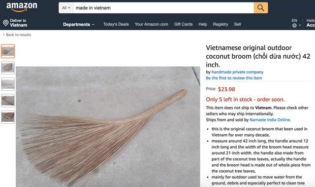 Hàng loạt sản phẩm truyền thống của Việt Nam được bán với giá cực cao trên Amazon, eBay - Ảnh 7.