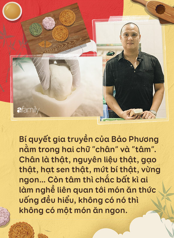 Thế hệ thứ ba trong gia tộc bánh Trung thu nổi tiếng nhất Hà Nội: Ông nội dặn phải dùng bao bì theo lối cũ vì Bảo Phương không mua chuộc khách bằng vẻ bề ngoài - Ảnh 15.
