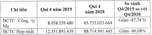 Thuỷ sản Cửu Long (ACL): Lợi nhuận quý 4/2019 giảm sâu 87%, cổ phiếu tiếp tục dò đáy - Ảnh 1.