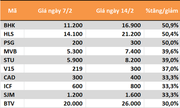 10 cổ phiếu tăng/giảm mạnh nhất tuần: Nhóm mía đường bứt phá - Ảnh 5.