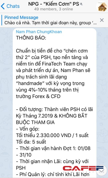 Phát lộ thêm Phái sinh hội 2 chuyên đánh Forex & CFD của ông Phan Hoàng Nam, lãi mục tiêu thậm chí lên đến 10%/tháng - Ảnh 2.