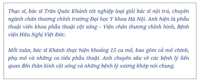 BS Quốc Khánh - bệnh viện Hữu nghị Việt Đức: “Mang tâm trạng buồn lo, xin đừng cầm dao mổ” - Ảnh 1.