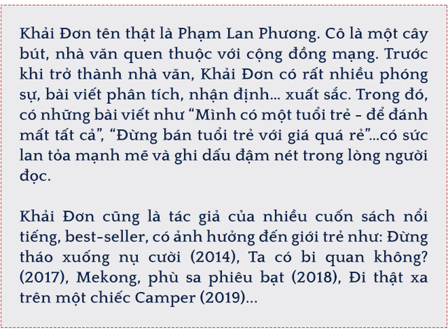 Nhà văn Khải Đơn: “Burn-out là trạng thái là cứ sau một khoảng thời gian làm việc, bạn không còn động lực để cố gắng nữa. Bạn kiệt sức trong sáng tạo!” - Ảnh 8.