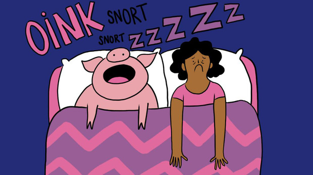 Nằm cạnh một người ngủ ngáy ảnh hưởng đến sức khỏe nhiều hơn bạn tưởng - Ảnh 1.