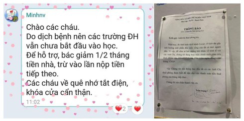 Giữa đại dịch gặp chủ trọ có tâm, giảm tiền phòng 2 tháng hỗ trợ người thuê nhà - Ảnh 3.