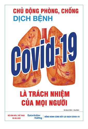 Công bố 14 tác phẩm xuất sắc nhất trong cuộc thi sáng tác Tranh cổ động phòng chống dịch bệnh Covid-19 - Ảnh 4.
