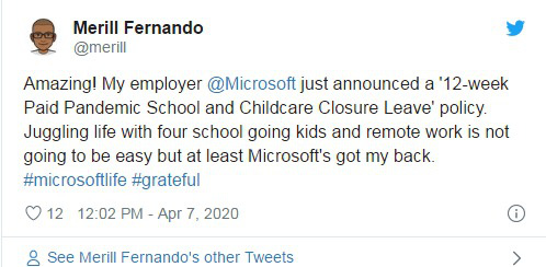 Tâm lý như Microsoft: Hỗ trợ để nhân viên vừa đảm bảo thu nhập, vừa có thể chăm sóc con cái trong mùa dịch Covid-19 - Ảnh 2.