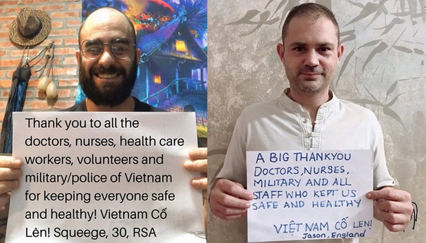 Người nước ngoài ở Việt Nam đồng loạt gửi thông điệp ý nghĩa giữa đại dịch Covid-19: Cảm ơn đã giúp cho chúng tôi được an toàn - Ảnh 12.