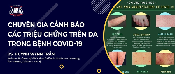 BS Việt tại Mỹ cảnh báo các triệu chứng trên da trong bệnh nhân nhiễm Covid-19 - Ảnh 2.