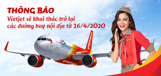 Vietjet Air sẽ bay nội địa trở lại từ 16/4 - Ảnh 1.