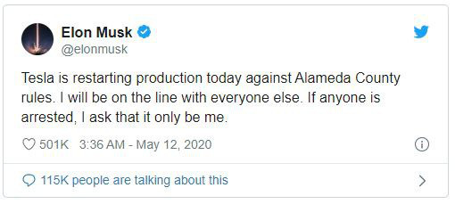 Lộ diện nhân vật chống lưng cho Elon Musk, giúp ông chủ Tesla tự tin mở cửa lại nhà máy giữa đại dịch - Ảnh 2.