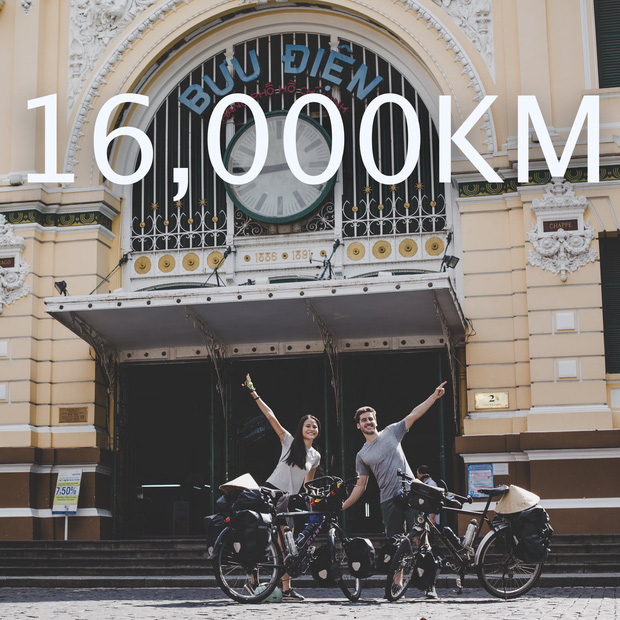Cặp chồng Tây vợ Việt kết thúc 16.000km đạp xe từ Pháp về Việt Nam: Chặng cuối gian nan vì dịch bệnh Covid-19 - Ảnh 10.